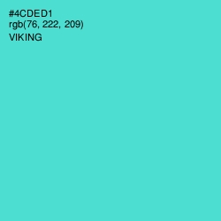 #4CDED1 - Viking Color Image