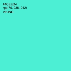 #4CEED4 - Viking Color Image