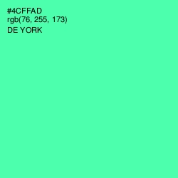 #4CFFAD - De York Color Image