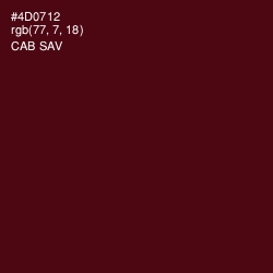 #4D0712 - Cab Sav Color Image