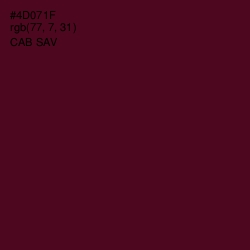 #4D071F - Cab Sav Color Image