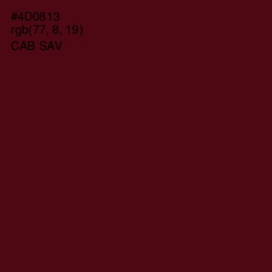 #4D0813 - Cab Sav Color Image