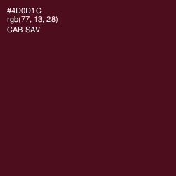 #4D0D1C - Cab Sav Color Image