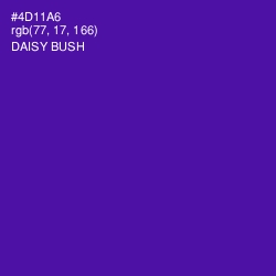 #4D11A6 - Daisy Bush Color Image