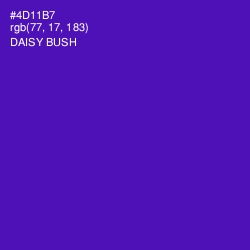 #4D11B7 - Daisy Bush Color Image