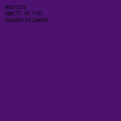 #4D1270 - Honey Flower Color Image