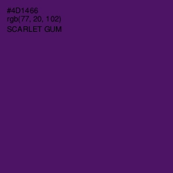 #4D1466 - Scarlet Gum Color Image