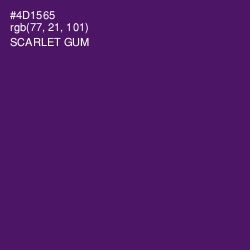 #4D1565 - Scarlet Gum Color Image