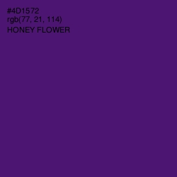 #4D1572 - Honey Flower Color Image