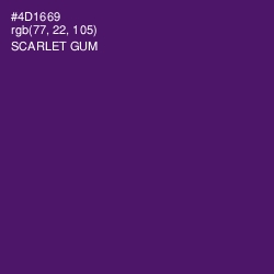 #4D1669 - Scarlet Gum Color Image