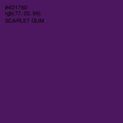 #4D1760 - Scarlet Gum Color Image