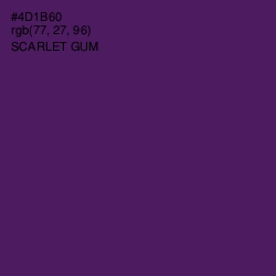 #4D1B60 - Scarlet Gum Color Image