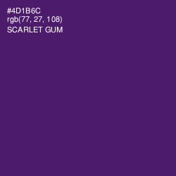 #4D1B6C - Scarlet Gum Color Image