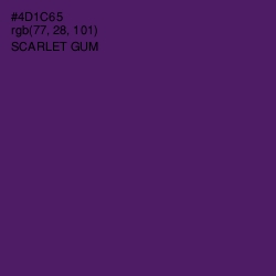 #4D1C65 - Scarlet Gum Color Image