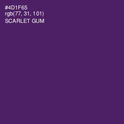 #4D1F65 - Scarlet Gum Color Image