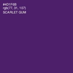 #4D1F6B - Scarlet Gum Color Image