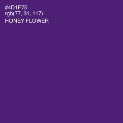 #4D1F75 - Honey Flower Color Image