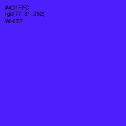 #4D1FFC - Purple Heart Color Image