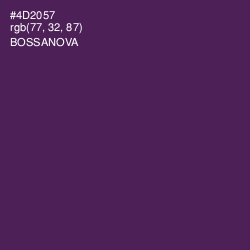 #4D2057 - Bossanova Color Image