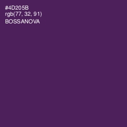 #4D205B - Bossanova Color Image