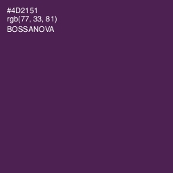 #4D2151 - Bossanova Color Image
