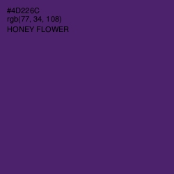 #4D226C - Honey Flower Color Image