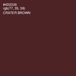 #4D2326 - Crater Brown Color Image