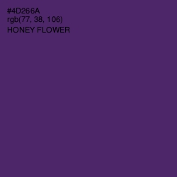 #4D266A - Honey Flower Color Image