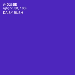 #4D26BE - Daisy Bush Color Image
