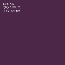 #4D2747 - Bossanova Color Image