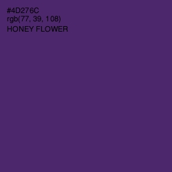 #4D276C - Honey Flower Color Image