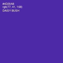 #4D29A8 - Daisy Bush Color Image