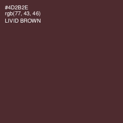 #4D2B2E - Livid Brown Color Image