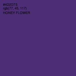 #4D2D75 - Honey Flower Color Image