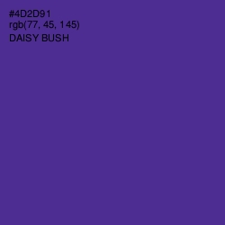 #4D2D91 - Daisy Bush Color Image