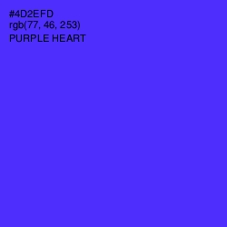 #4D2EFD - Purple Heart Color Image