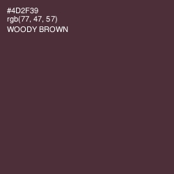 #4D2F39 - Woody Brown Color Image