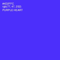 #4D2FFC - Purple Heart Color Image