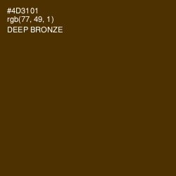 #4D3101 - Deep Bronze Color Image