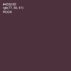 #4D323D - Rock Color Image