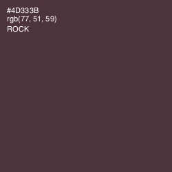 #4D333B - Rock Color Image