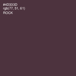 #4D333D - Rock Color Image