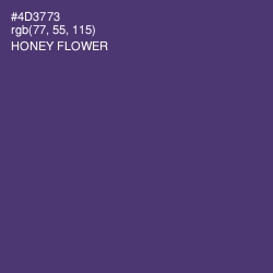 #4D3773 - Honey Flower Color Image