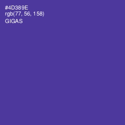 #4D389E - Gigas Color Image