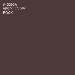 #4D393A - Rock Color Image