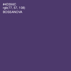 #4D396C - Bossanova Color Image