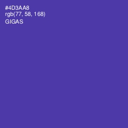 #4D3AA8 - Gigas Color Image