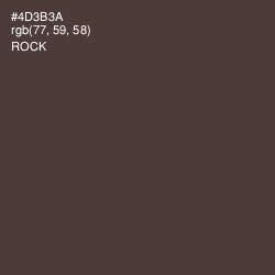 #4D3B3A - Rock Color Image