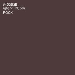 #4D3B3B - Rock Color Image