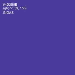 #4D3B9B - Gigas Color Image